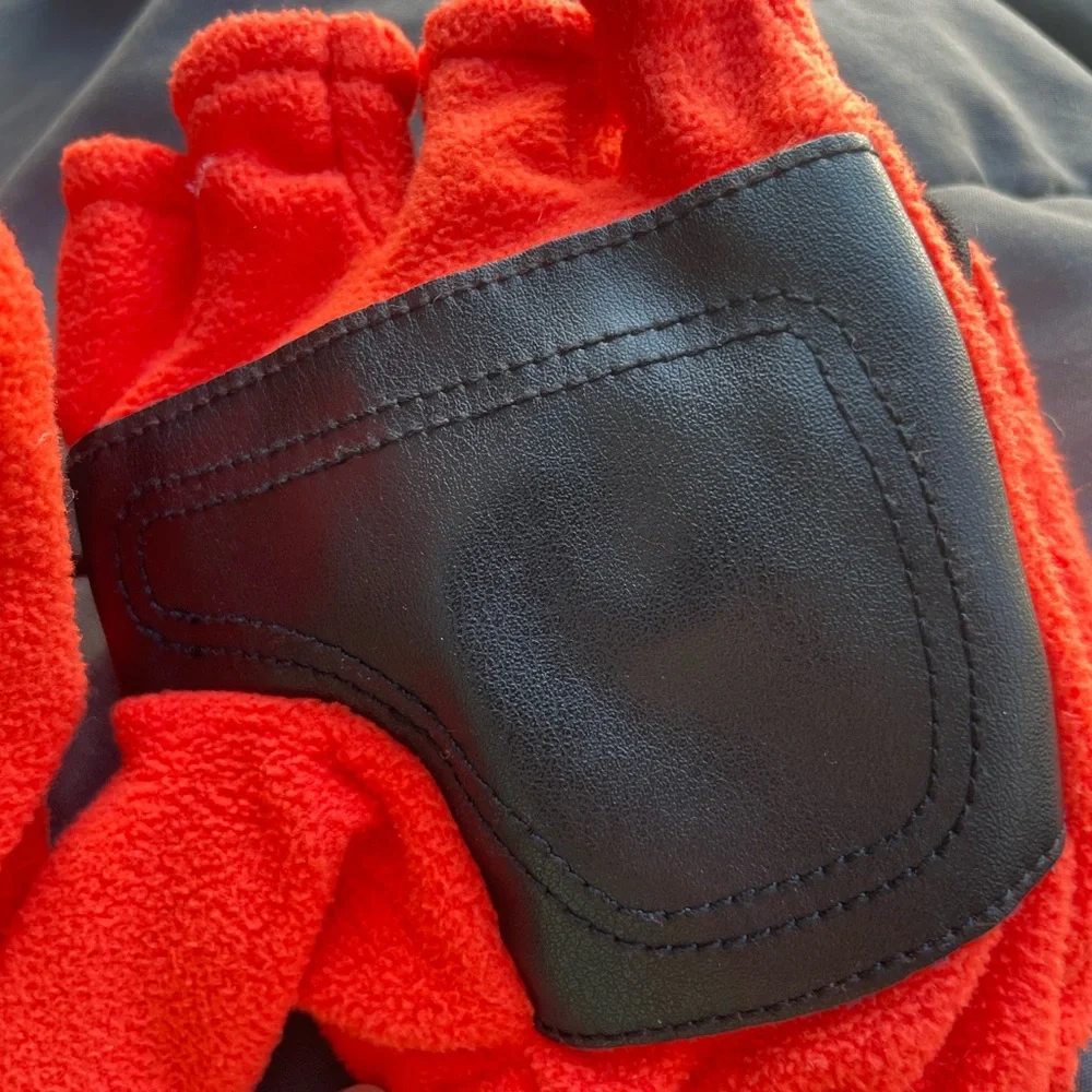 L.L. Bean Kids Mittens in Bright Orange